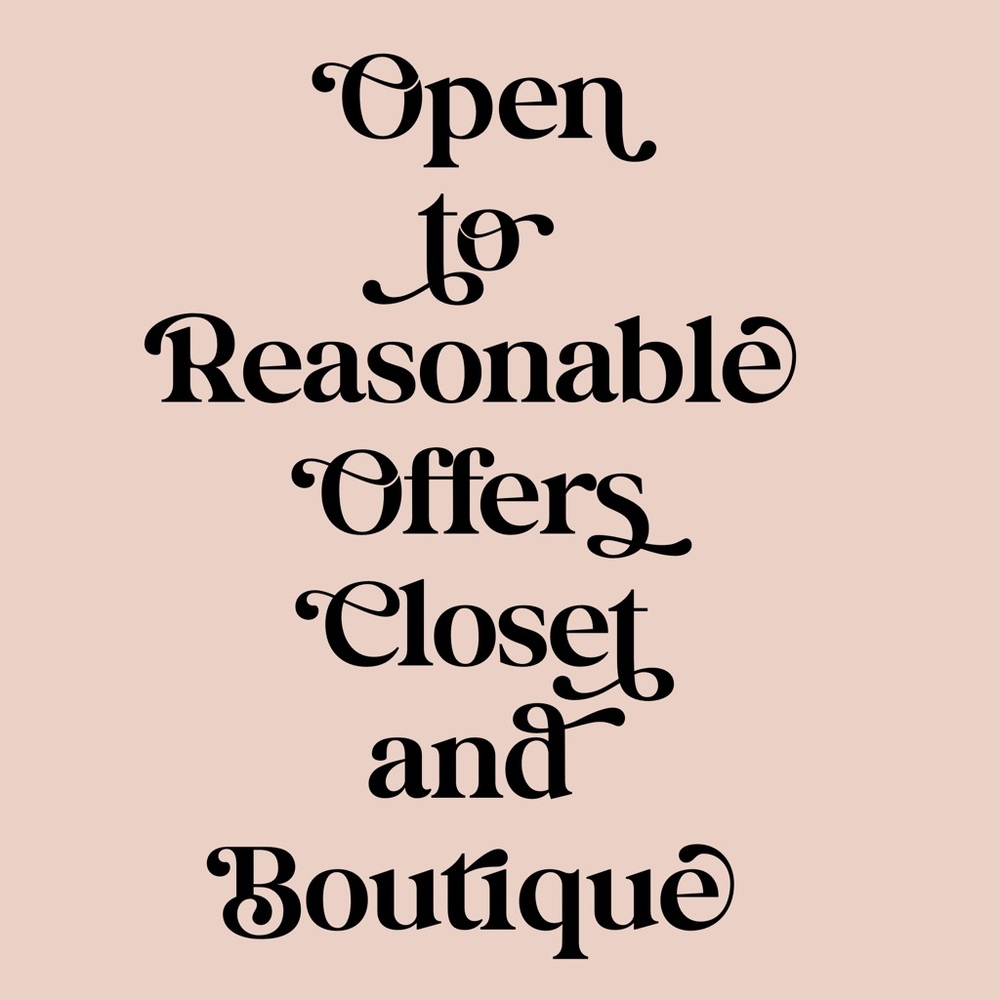 Offers welcome!